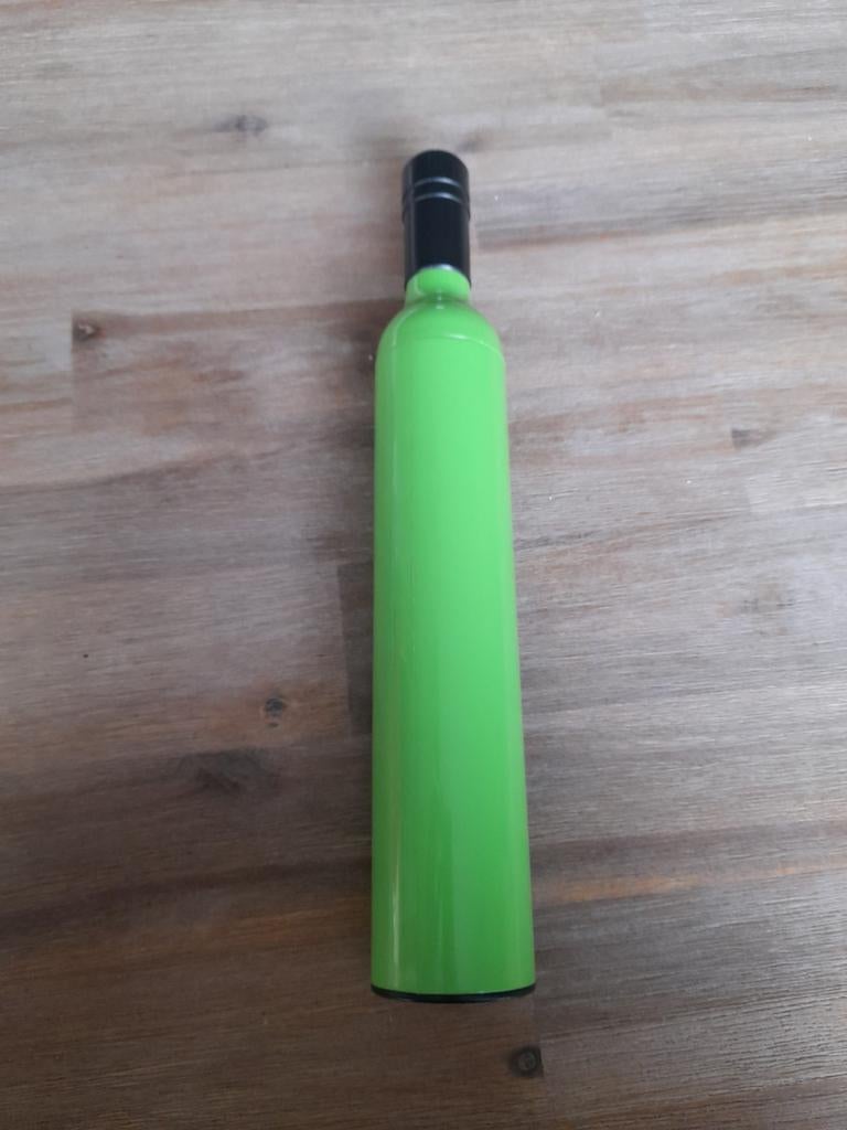 Paraplu wijnfles groen, Sieraden, Tassen en Uiterlijk, Paraplu's, Ophalen of Verzenden, Zo goed als nieuw, Groen
