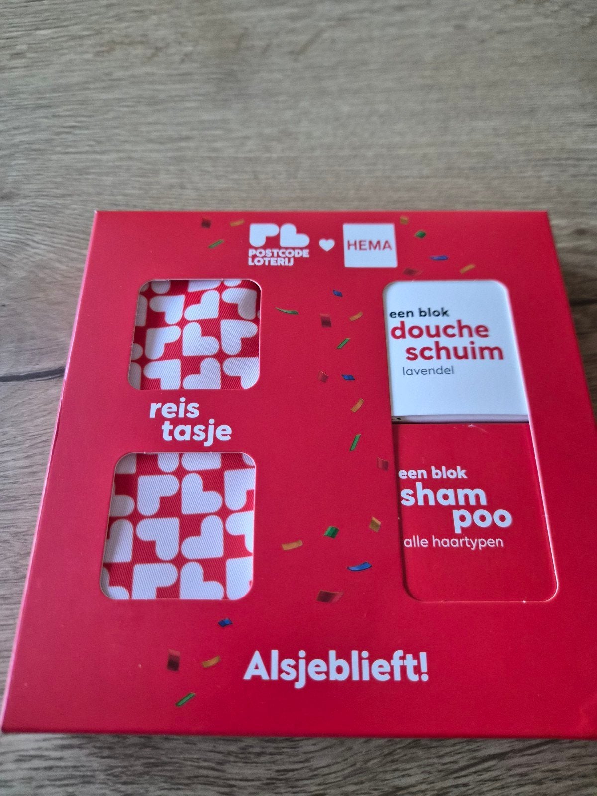 Hema Postcode Loterij Doucheschuim Shampoo Reistasje, Ophalen of Verzenden, Nieuw, Bad & Douche
