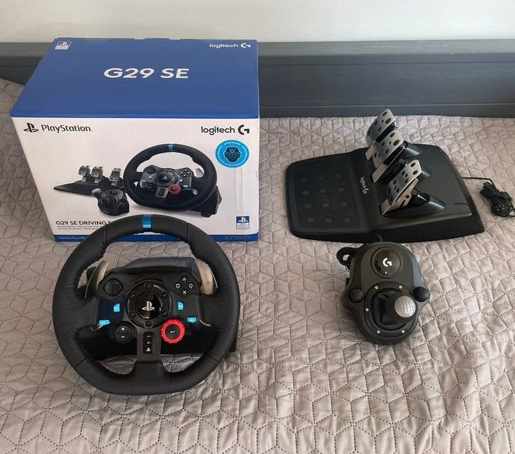 Logitech G29 + Driving Force Shifter - zo goed als nieuw, Spelcomputers en Games, Spelcomputers | Sony PlayStation Consoles | Accessoires