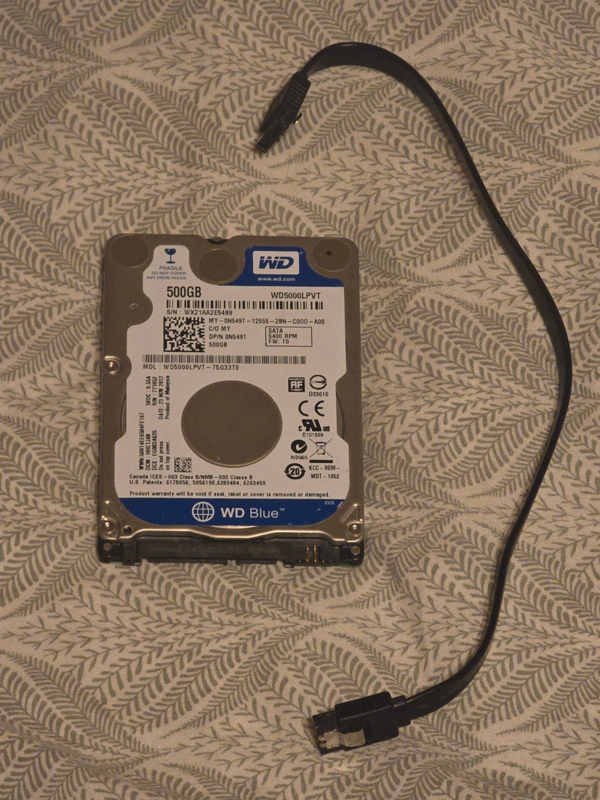 500gb hdd, Ophalen, Gebruikt, HDD, Desktop