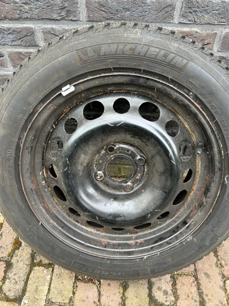 Winterbanden Peugeot 208 / Citroën C3 - 195/55/16, Auto-onderdelen, Banden en Velgen, Gebruikt, 16 inch, Banden en Velgen, Personenwagen