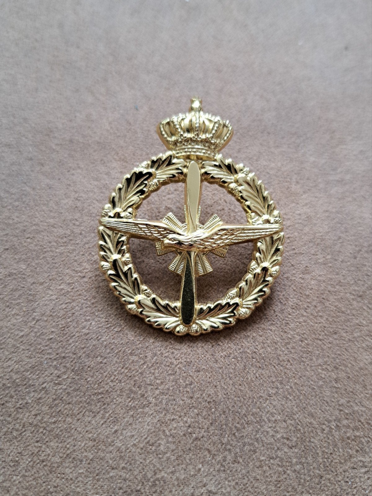 Baret embleem Luchtvaarttroepen, Ophalen of Verzenden, Landmacht, Nederland, Embleem of Badge