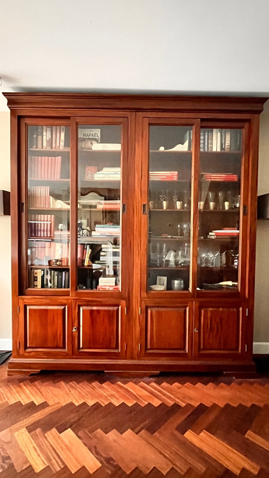 Exclusieve Jan Frantzen Vitrinekast/Bibliotheekkast Topstaat, Huis en Inrichting, Ophalen, Zo goed als nieuw