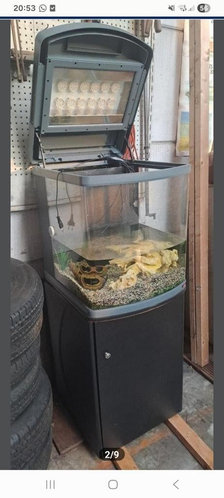 Aquarium sera, Ophalen, Leeg aquarium
