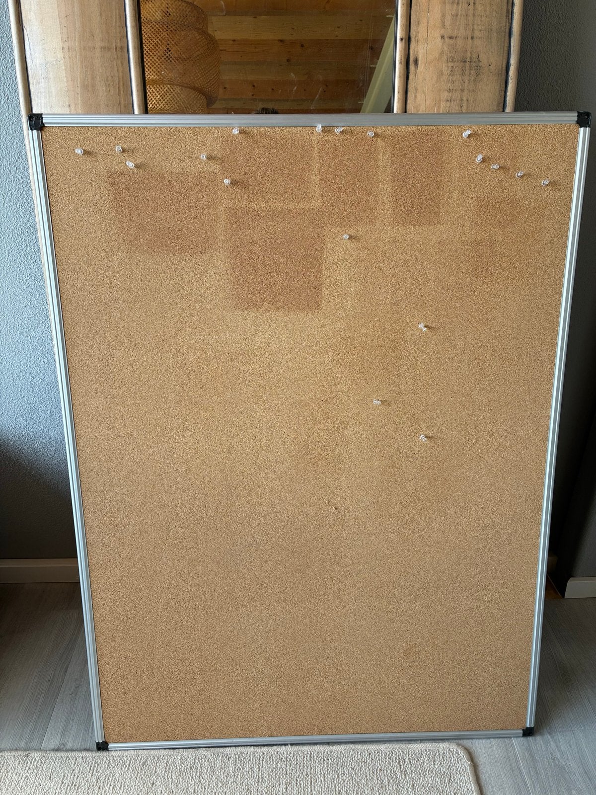 Groot prikbord kurk 90x120 cm  (kan opgehangen worden), Ophalen, Gebruikt