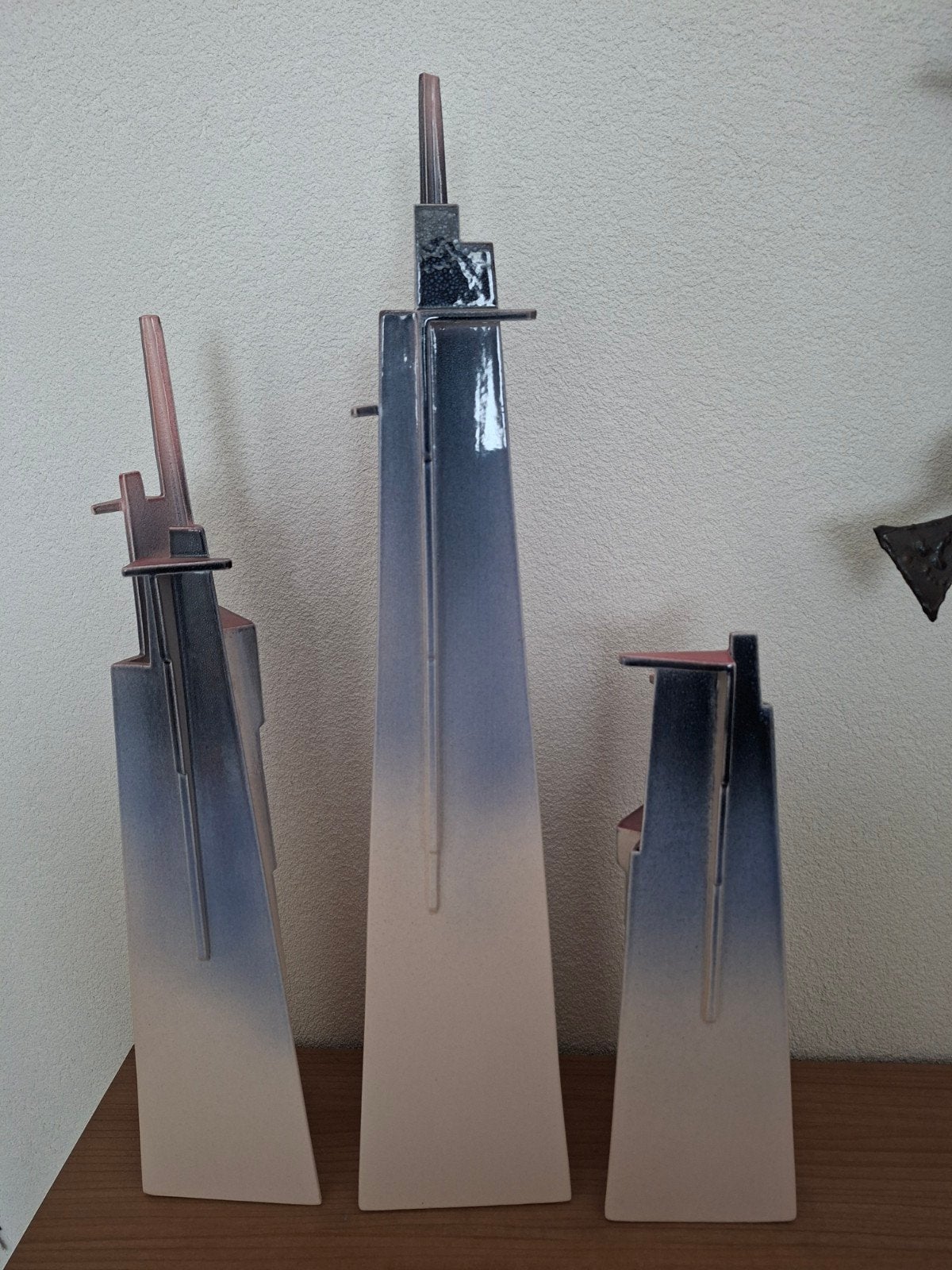 Keramische sculpturen Toon Thijs - set van 3, Ophalen