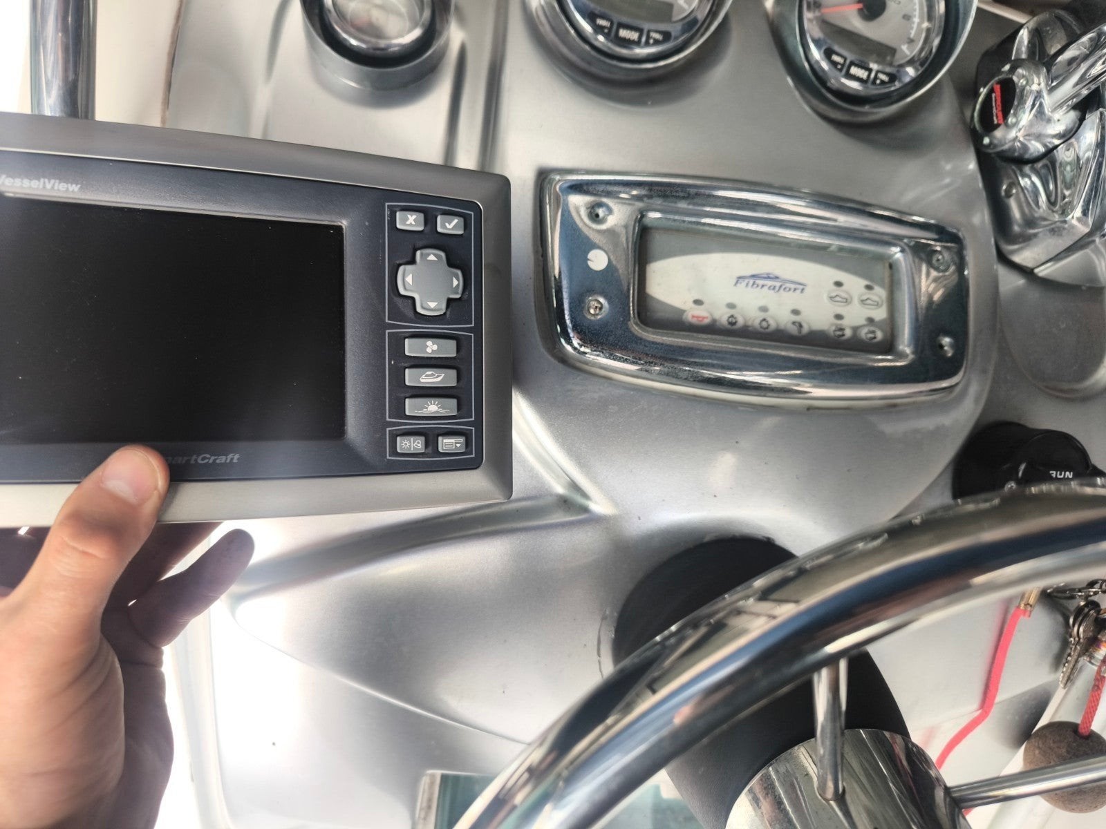 Mercury Vesselview scherm // Smartcraft compleet, Watersport en Boten, Ophalen of Verzenden, Zo goed als nieuw, Motor en Techniek