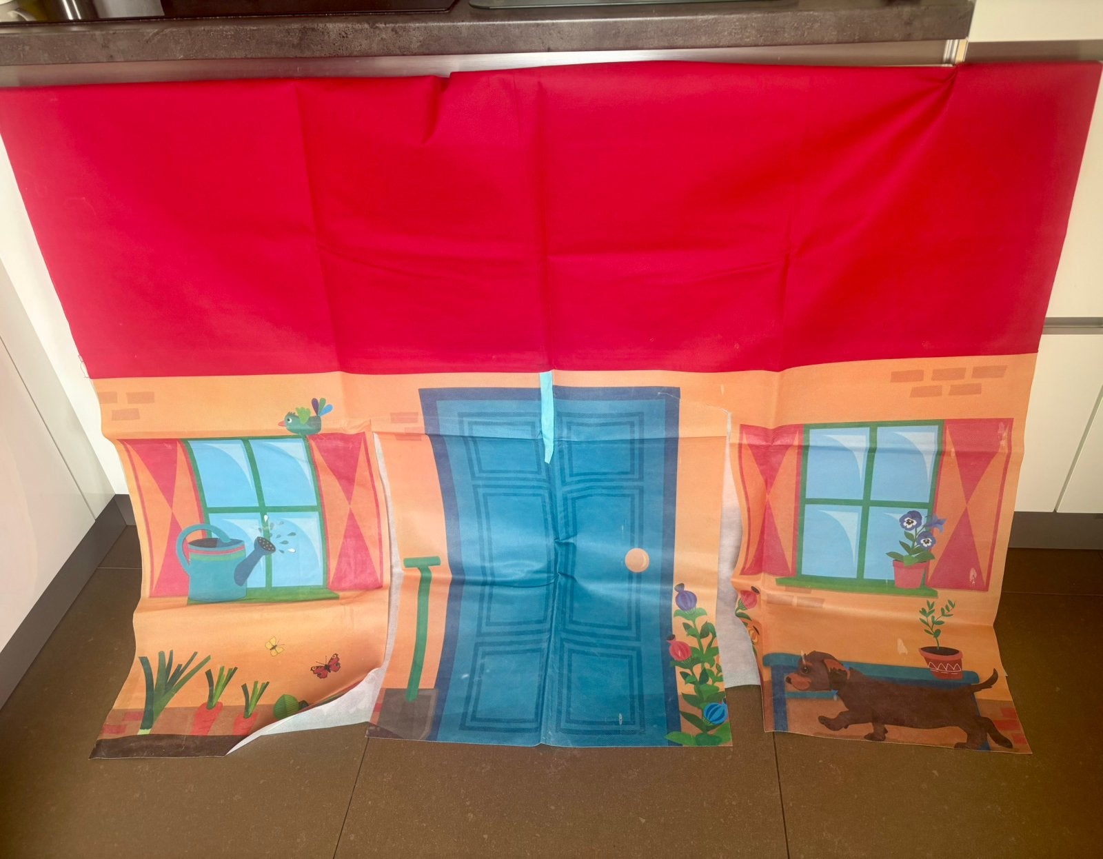 Tafeltent / tafel speeltent 90x140 cm, Ophalen of Verzenden, Gebruikt