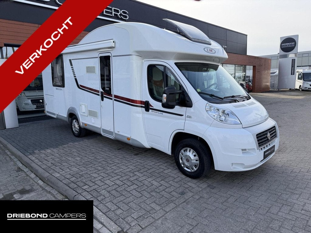 Lmc H737 Sportline Queensbed Hefbed Zonnepaneel Luifel Fiets, Airbags, 7 tot 8 meter, Bedrijf, Airconditioning