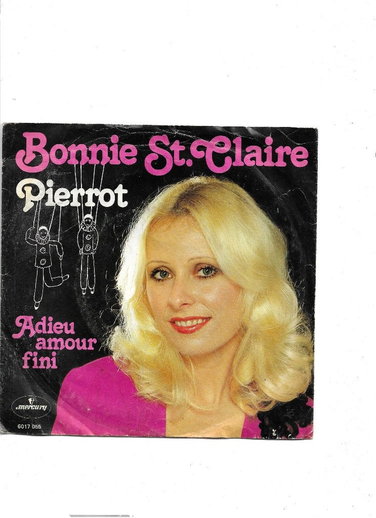 Single Bonnie St. Claire  - Pierrot, Ophalen of Verzenden, Gebruikt, 7 inch, Nederlandstalig