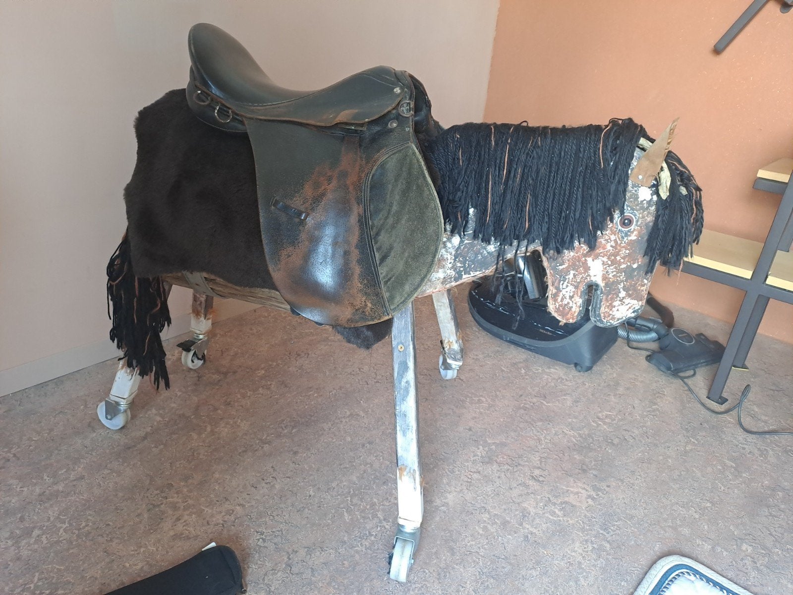 houten paard, Ophalen