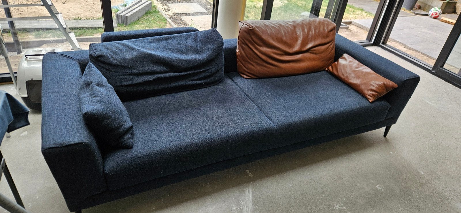 Montel 4-zits bank - Opknapper, Ophalen, Gebruikt, 75 tot 100 cm, Rechte bank