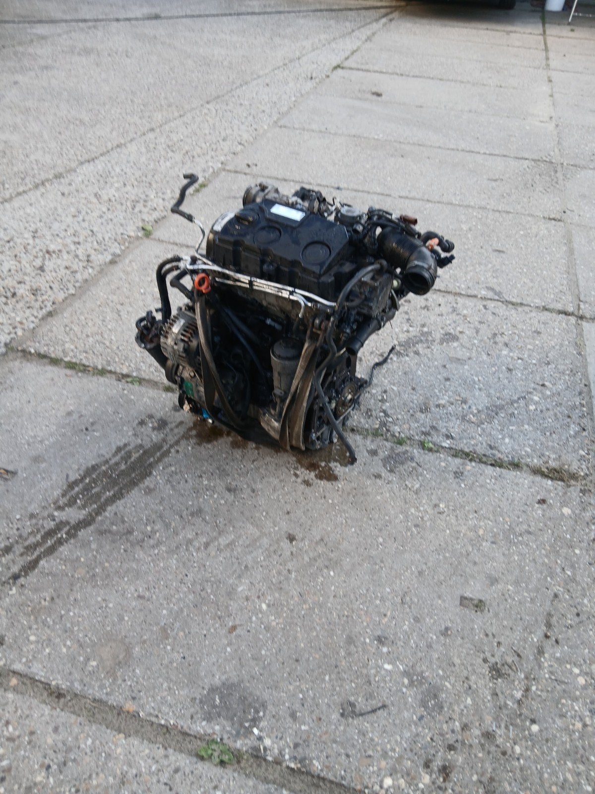 1.9 TDI BLS Motor met aanbouwdelen - Gebruikt, Ophalen of Verzenden, Gebruikt, Audi