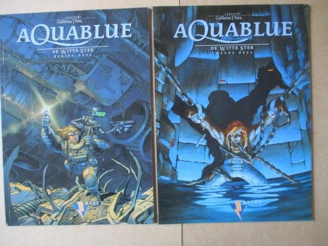 w0009 aquablue 6x, Boeken, Meerdere stripboeken, Ophalen, Gelezen