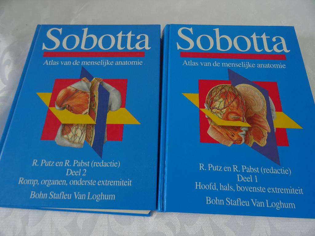Sobotta boeken Atlas van de menselijke anatomie deel I + II, Ophalen of Verzenden, Beta, Zo goed als nieuw, WO
