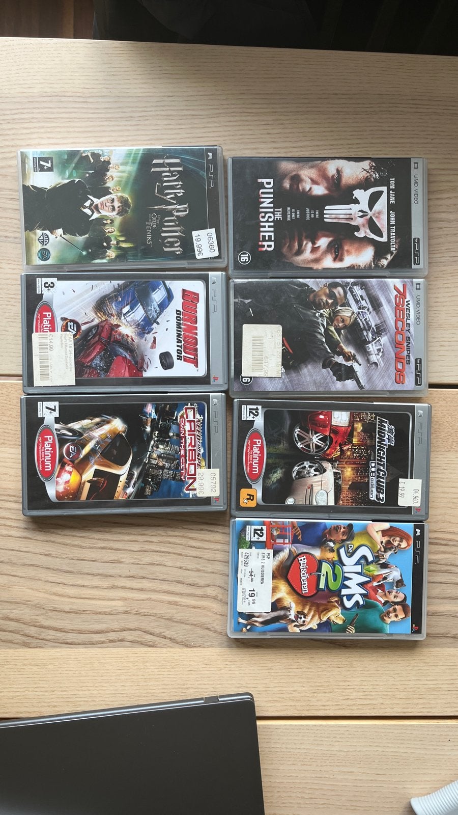 PSP Games: Harry Potter, Burnout, NFS Carbon, Sims 2 & meer, Avontuur en Actie, Gebruikt, 1 speler, Ophalen of Verzenden