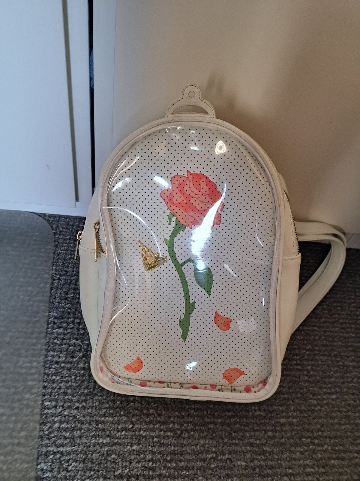 Disney Loungefly pin tas, Ophalen of Verzenden, Assepoester of Belle, Gebruikt, Tas, Koffer of Zak