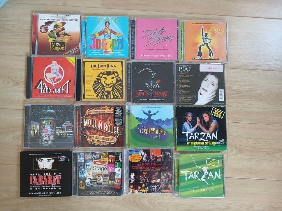 Grote collectie musical CD's - diverse titels, Ophalen, Zo goed als nieuw, Poprock