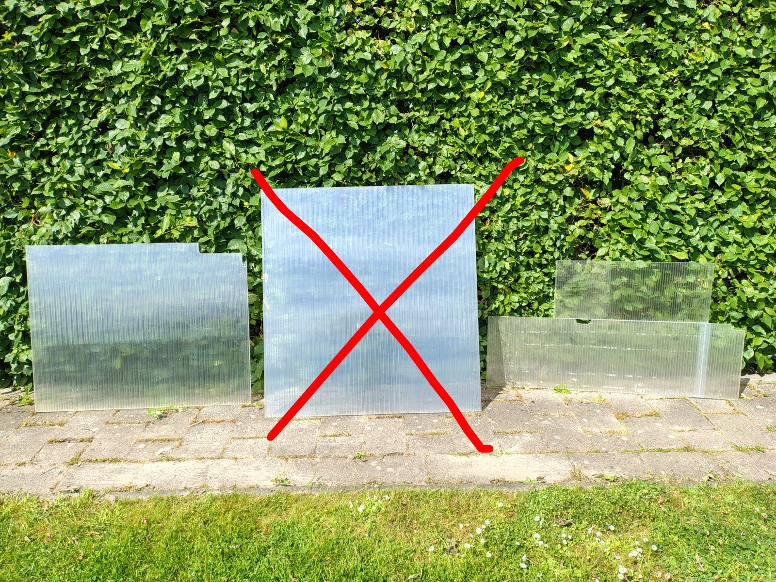 restanten polycarbonaat kanaalplaten, Ophalen, Zo goed als nieuw, Plastic