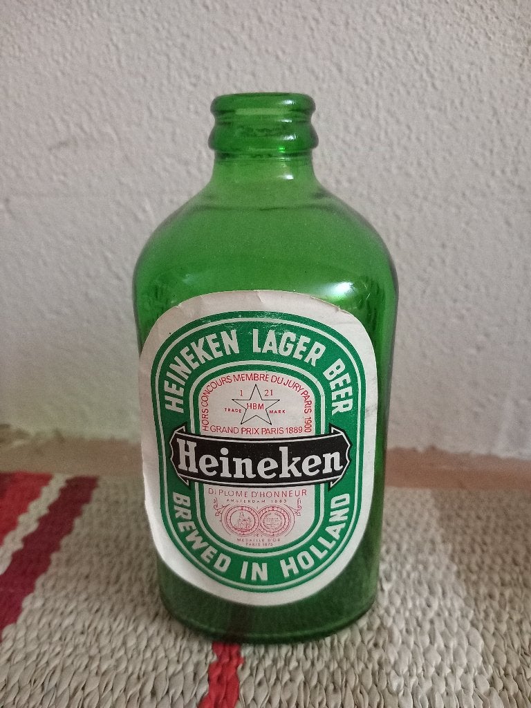 Heineken WOBO flesje 2, Verzamelen, Biermerken, Ophalen of Verzenden, Zo goed als nieuw, Flesje(s), Heineken