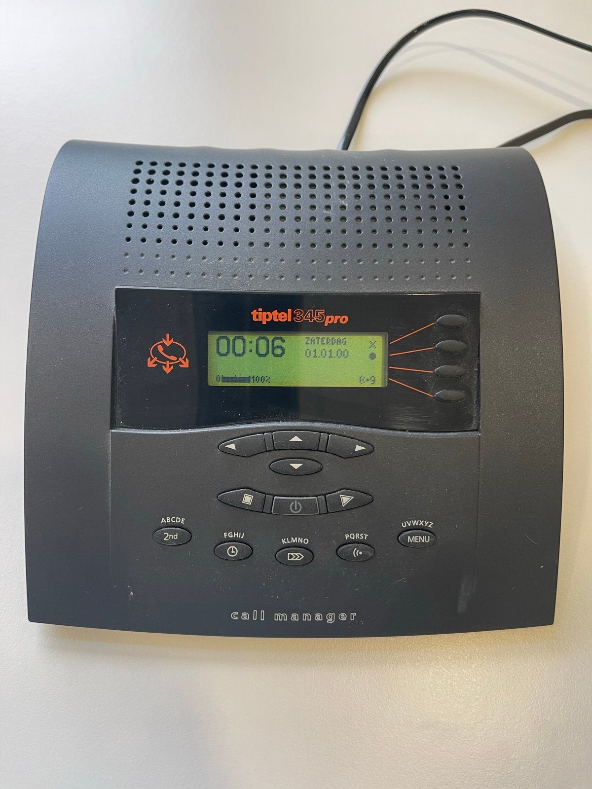 Tiptel 345 Pro Call Manager Antwoordapparaat, Ophalen of Verzenden, Gebruikt