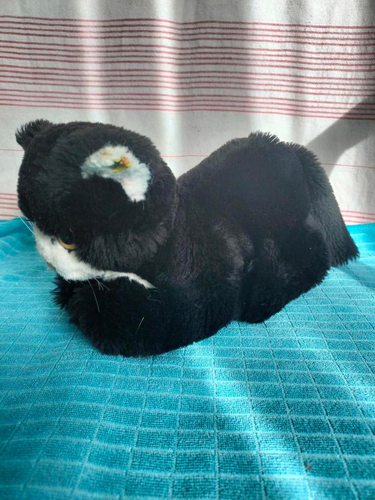 Vintage Brocante STEIFF kat poes speelgoed, Ophalen of Verzenden