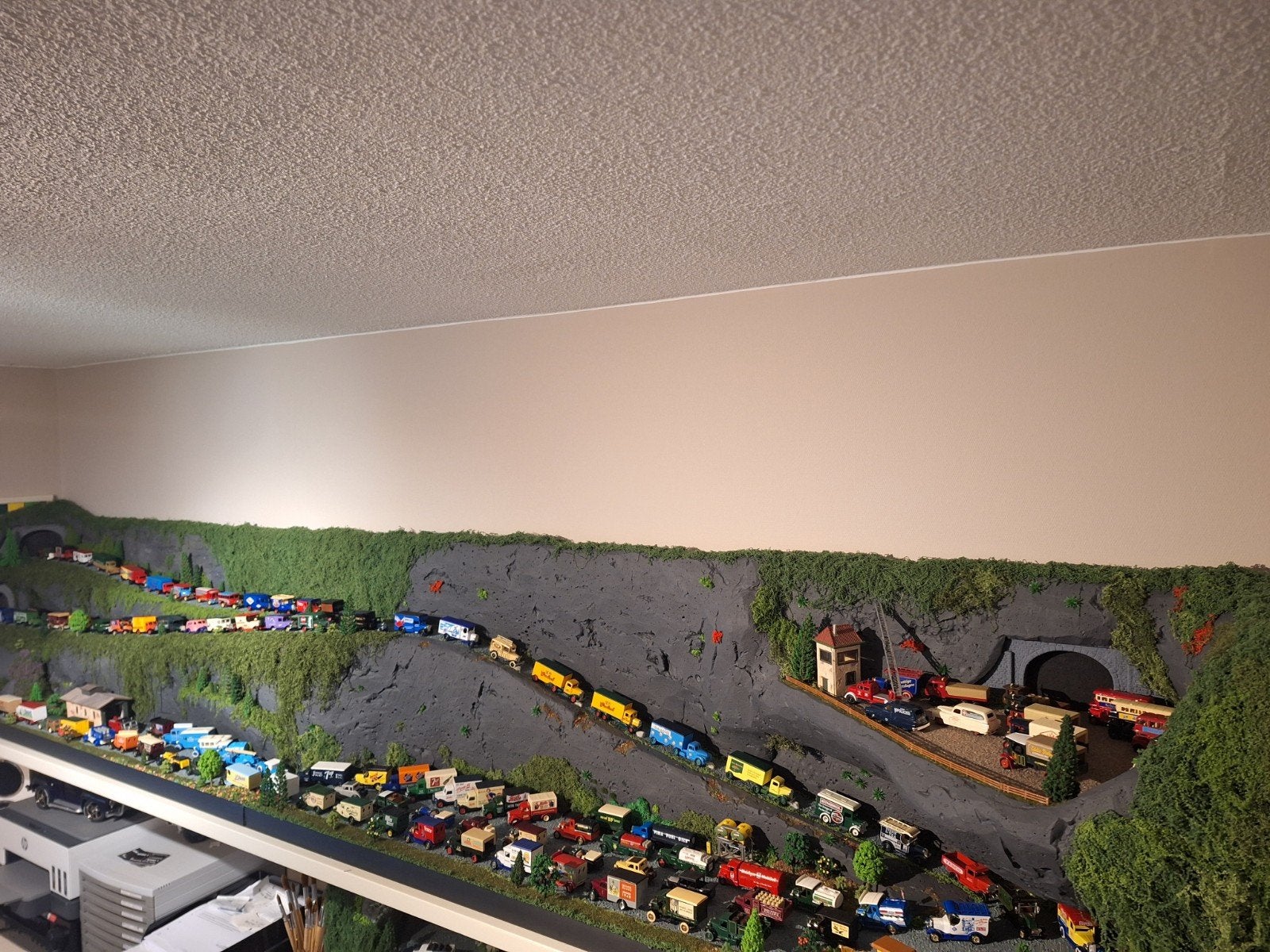 DIORAMA VOOR MINIATUUR AUTOOTJES - XXL, Ophalen, N.v.t., Nieuw, Back to Life