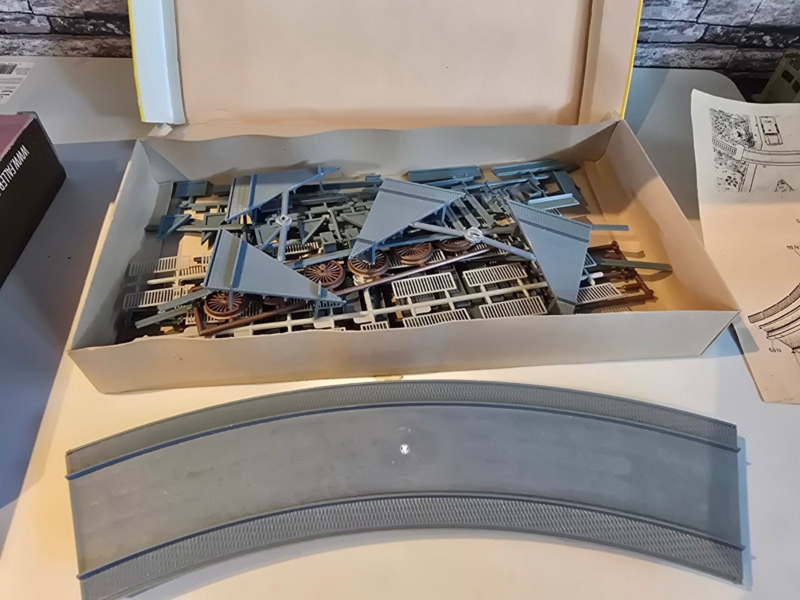 kibri brug rond b 9682 bouwpakket HO spoor trein 1:87, Hobby en Vrije tijd, Modeltreinen | H0, Ophalen of Verzenden, Nieuw, Brug, Tunnel of Gebouw