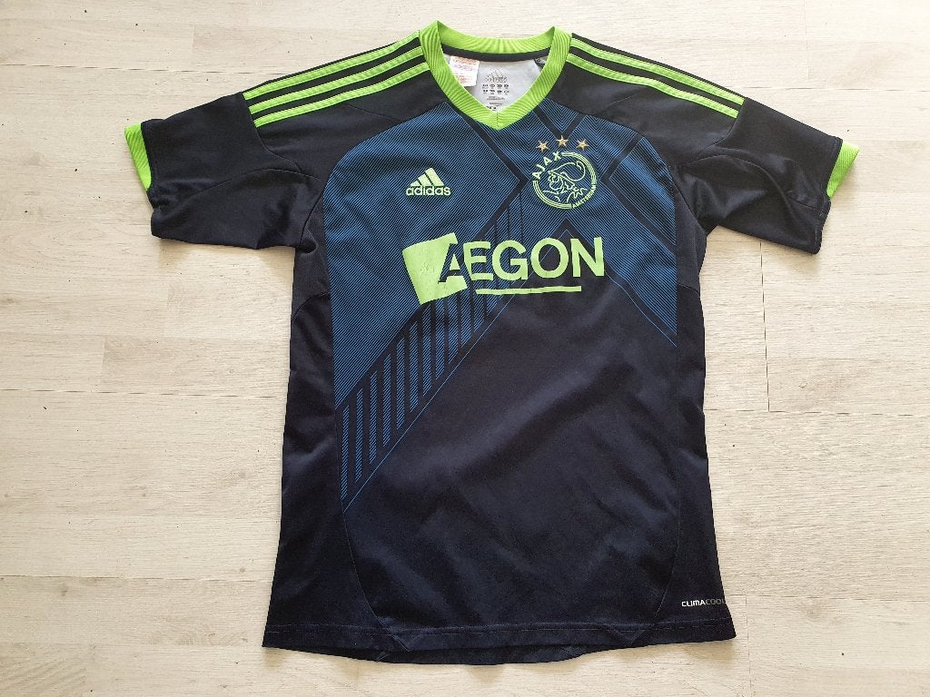 Ajax UIT Shirt! Seizoen 12/13! Mt 176/S!, Ophalen of Verzenden, Voetbal, Gedragen, Rood