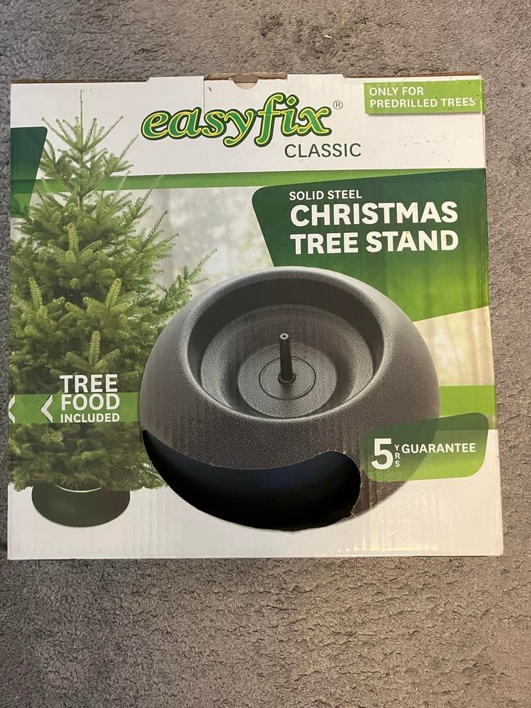 Easyfix classic kerstboomstandaard zwart, Diversen, Ophalen of Verzenden, Zo goed als nieuw