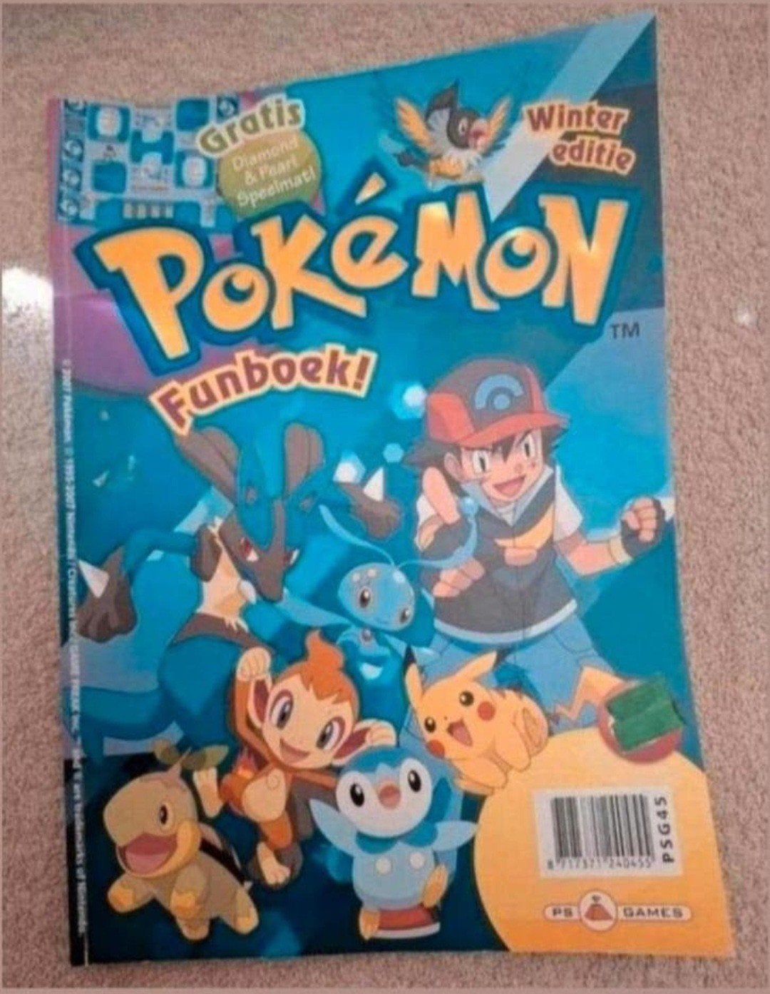 Pokémon Funboek! Wintereditie 2007 - Diamond & Pearl, Ophalen of Verzenden, Gebruikt, Boek of Catalogus