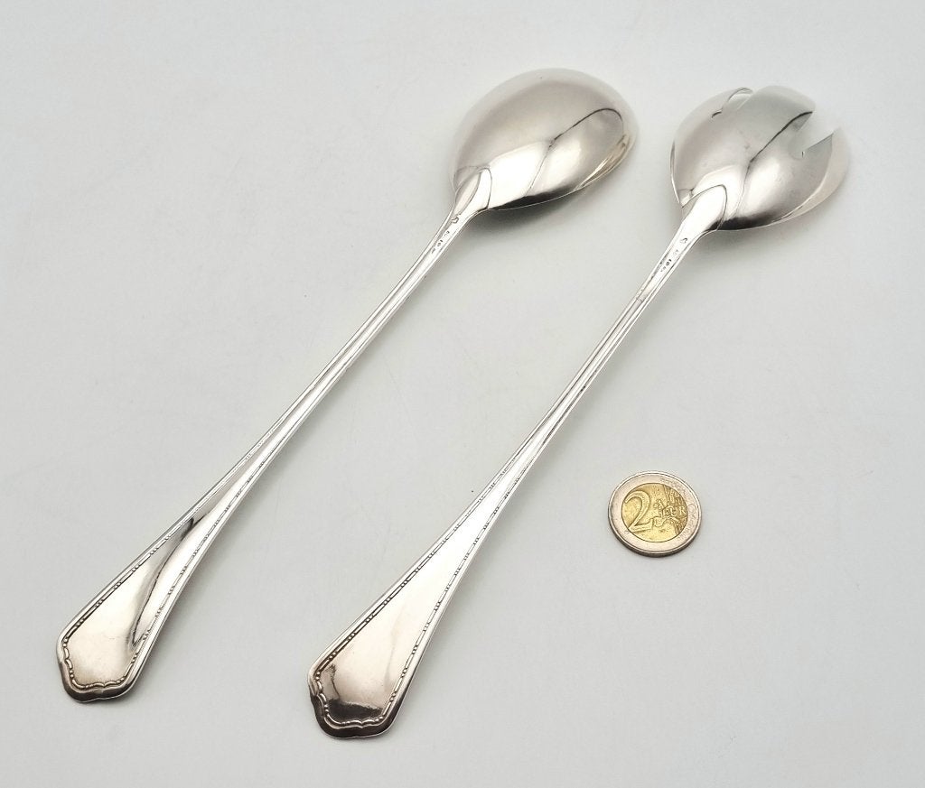 15. Zilveren slacouvert, midden 20e eeuw, Ophalen of Verzenden, Zilver