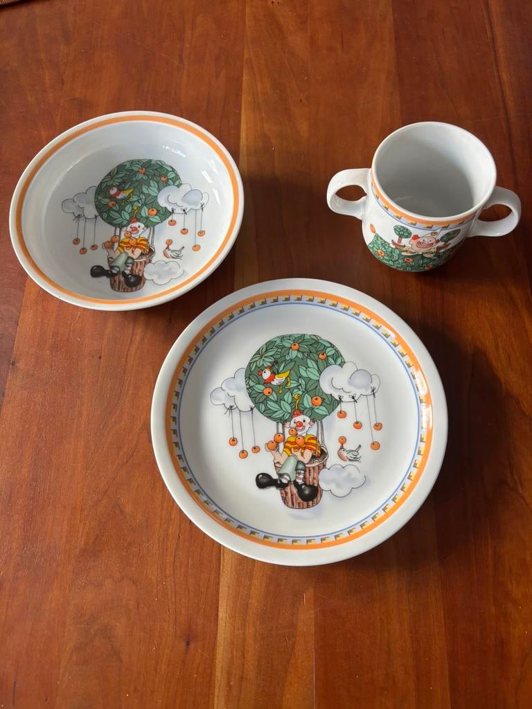 3 delig kinderservies setje van Vileroy en Boch, Huis en Inrichting, Keuken | Servies, Nieuw, Bord(en), Overige stijlen, Porselein