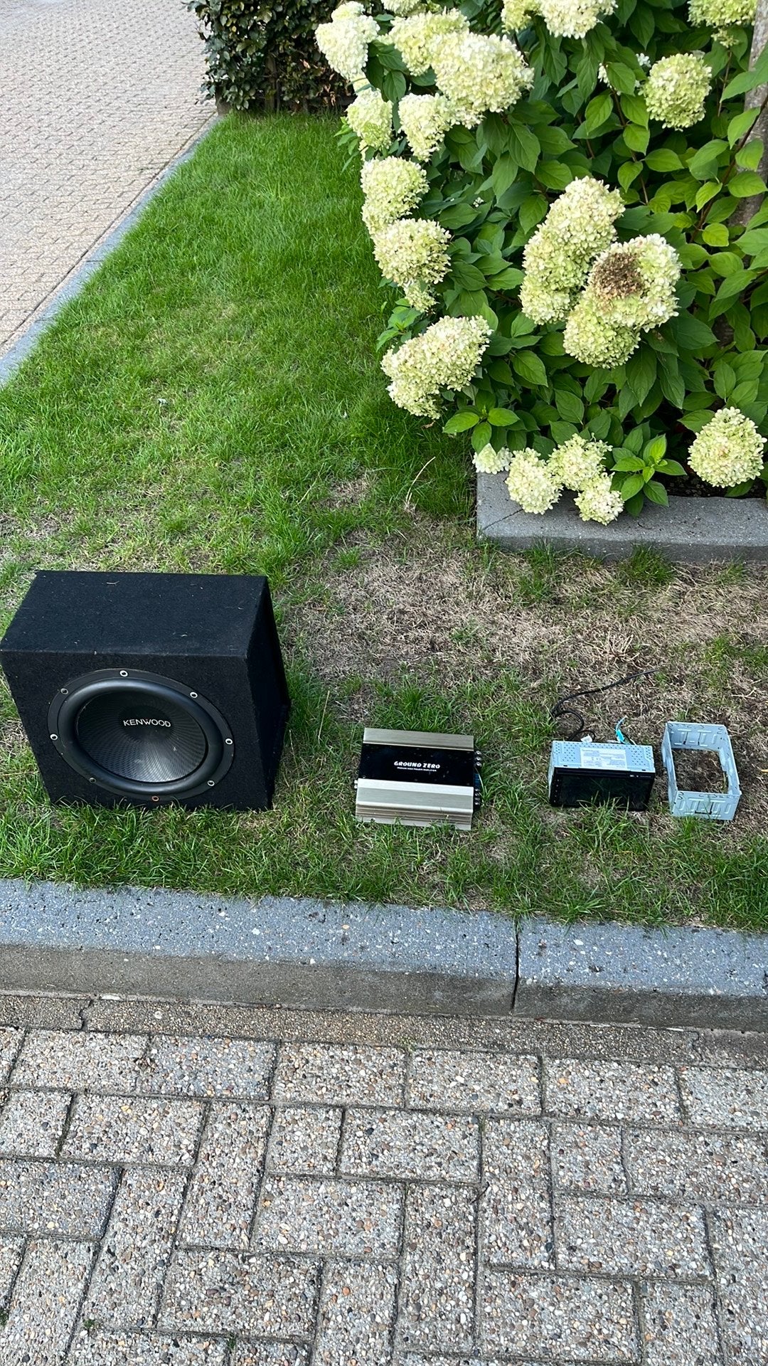 Complete Kenwood & Ground Zero audio set, Ophalen