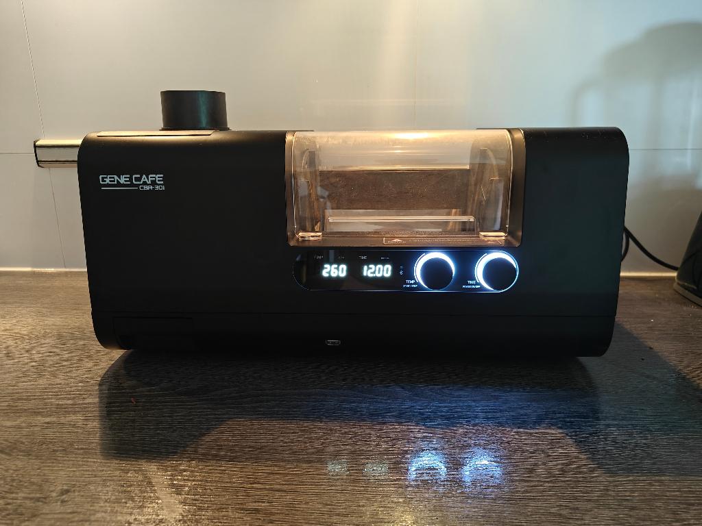 Gene Cafe CBR-301 koffiebrander - zwart, 10 kopjes of meer, Koffiemachine, Zo goed als nieuw, Koffiebonen
