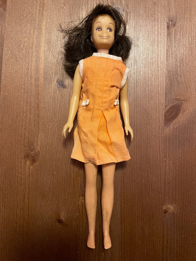 Vintage Barbie: ‘Skooter’ met kleding, Verzamelen, Poppen, Ophalen of Verzenden, Gebruikt, Fashion Doll