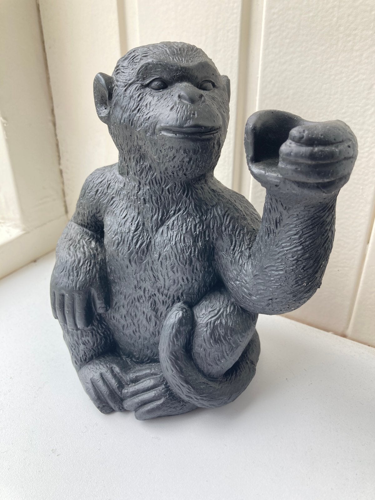 Kandelaar aap, Ophalen of Verzenden, Zo goed als nieuw, Metaal, Minder dan 25 cm