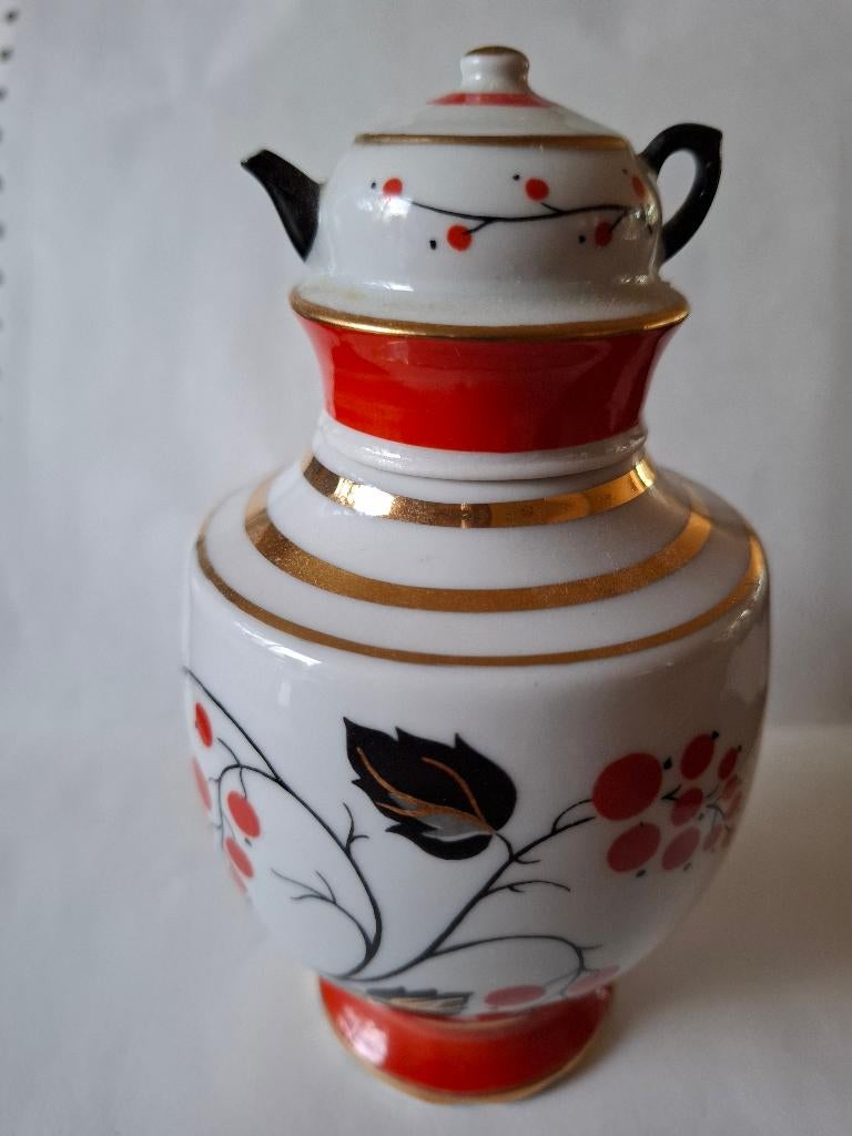 Vintage Lomonosov Russisch porseleinen karaf, Antiek en Kunst, Antiek | Porselein, Ophalen of Verzenden