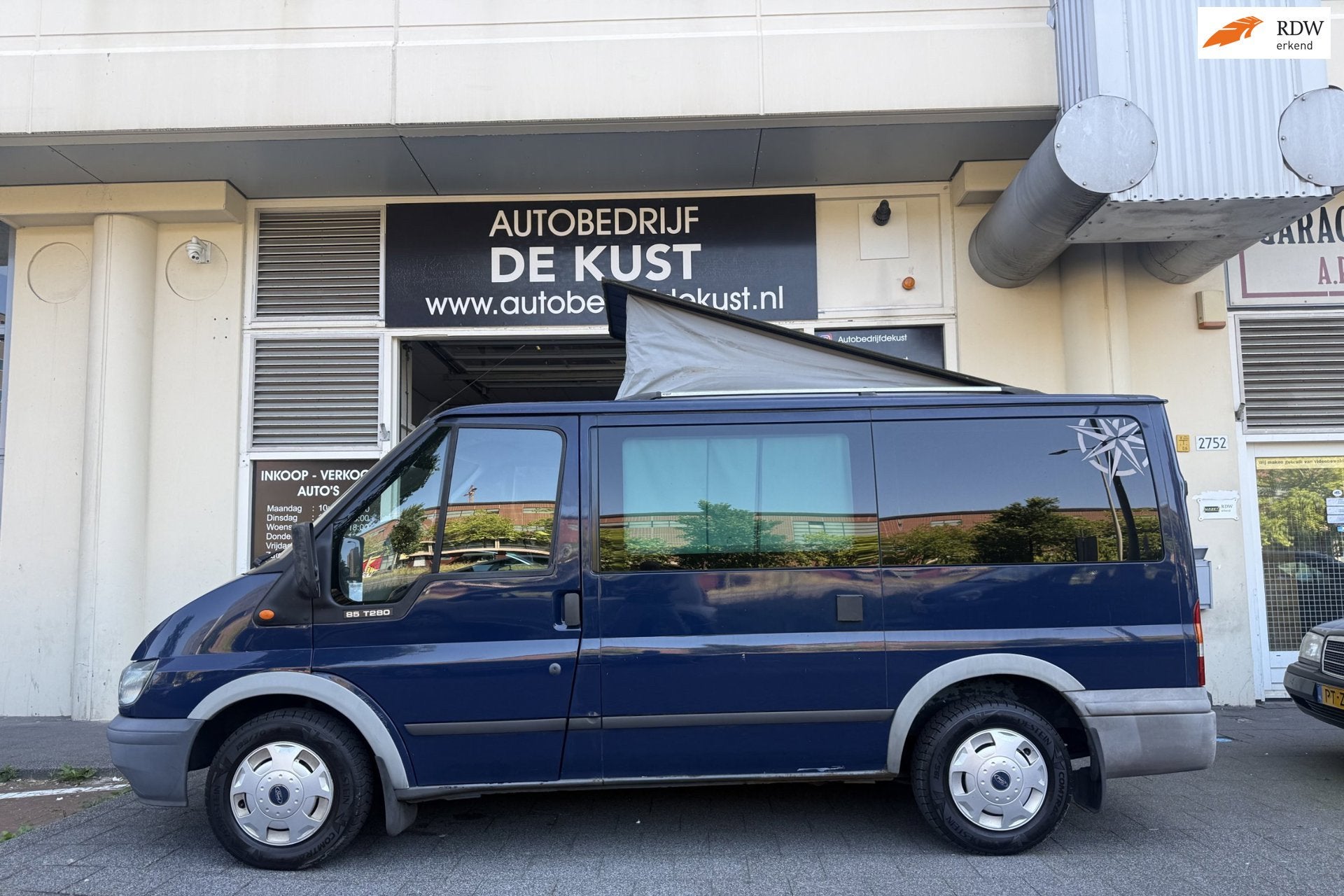 Ford TRANSIT Camper 2006 Hefdak Airco Kwarttarief RDW, Bedrijf, Diesel, Ford, Tot 5 meter