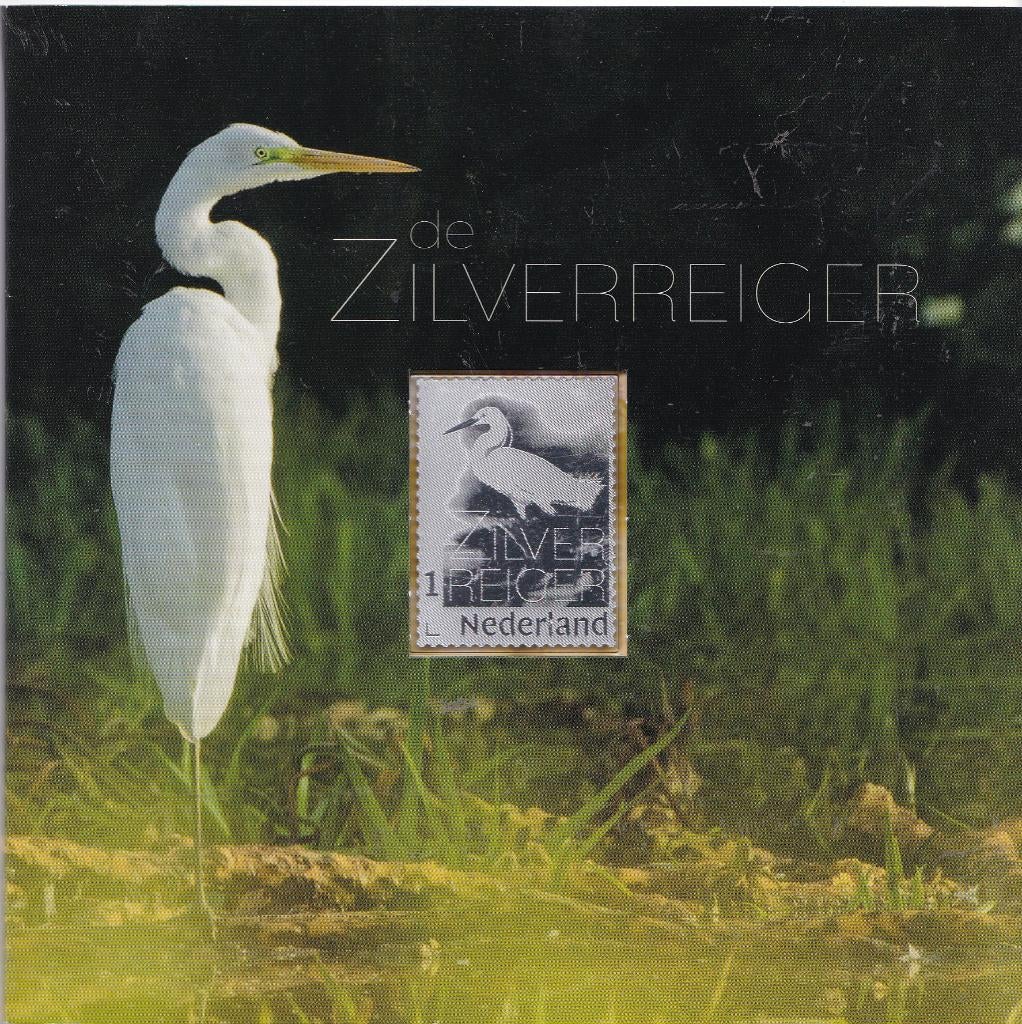 Zilveren zegel – 17 november 2020 – Zilverreiger, Verzenden, Na 1940, Postfris