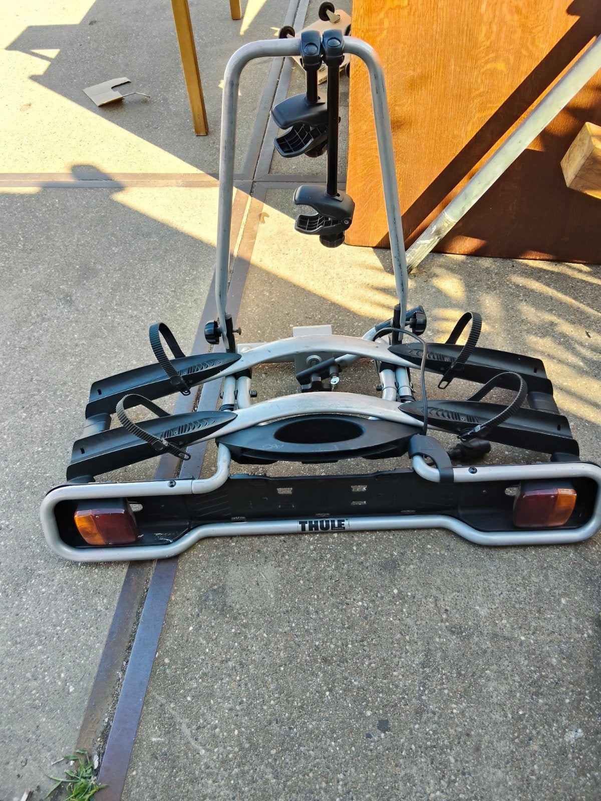 THULE EUROWAY 945 FIETSENDRAGER, Auto diversen, Fietsendragers, Ophalen, 2 fietsen, Gebruikt, Trekhaakdrager