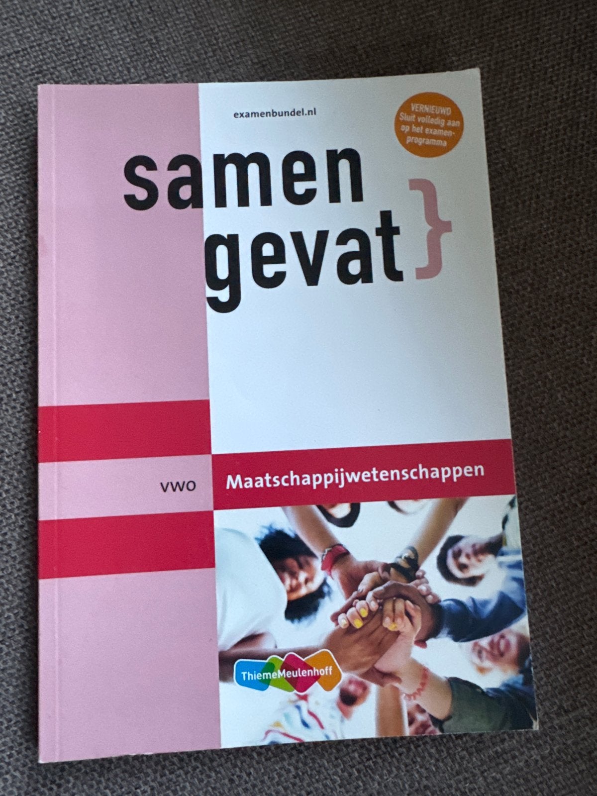 Examenbundel Samengevat VWO Maatschappijwetenschappen 2023, Ophalen of Verzenden, Zo goed als nieuw, VWO, Overige vakken