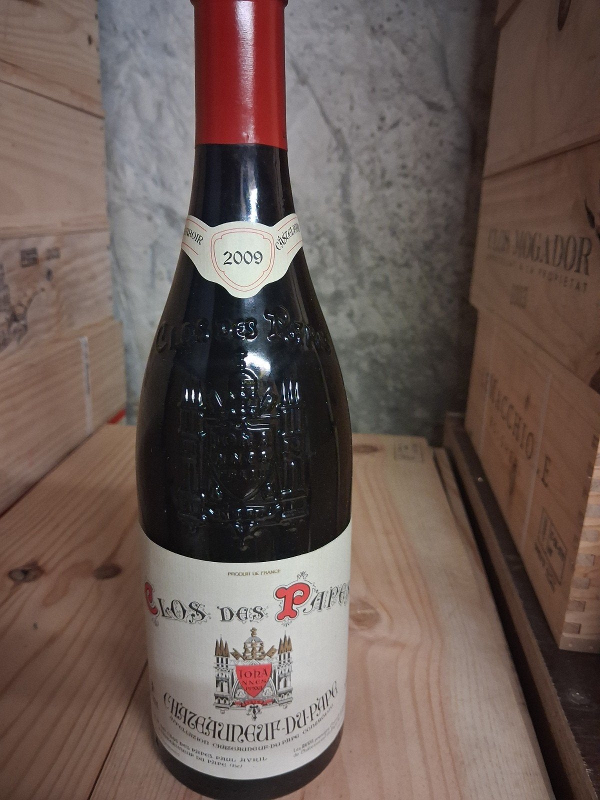 Clos de pape 2009, Ophalen of Verzenden, Frankrijk, Rode wijn