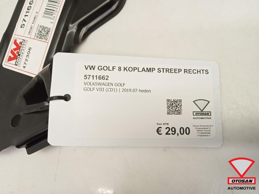 VW Golf 8 5H 2020+ Koplamp Streep Houder Rechts Nieuw!, Auto-onderdelen, Gebruikt, Volkswagen, Volkswagen AG, Berliner Ring 2
38440  Wolfsburg, DE