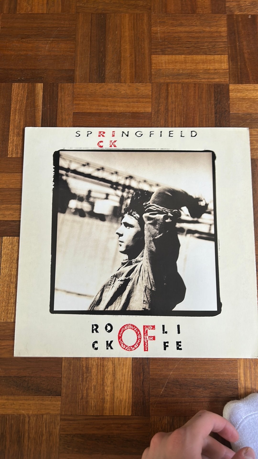 Rick Springfield Rock Of Life 33 rpm vinyl lp album record, Ophalen of Verzenden, Zo goed als nieuw, 12 inch, Poprock