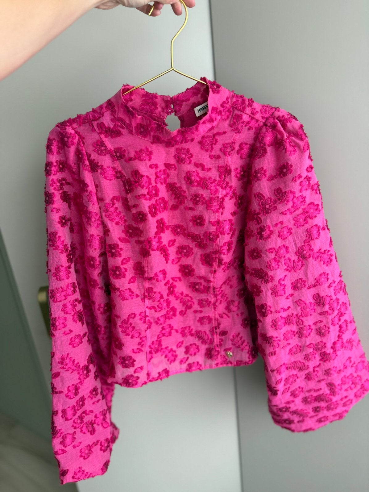 Harper & yve blouse roze bloemen xs, Ophalen of Verzenden, Zo goed als nieuw, Maat 34 (XS) of kleiner, Roze