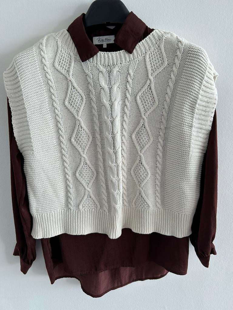 Blouse met spencer 1+1 gratis, Verzenden, Gedragen, Maat 38/40 (M)