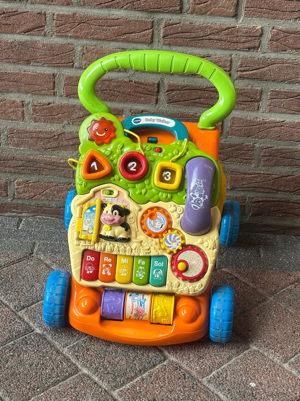 VTech Baby Walker - Interactieve Loopwagen met Geluid, Kinderen en Baby's, Ophalen of Verzenden, Gebruikt, Overige typen, Met geluid