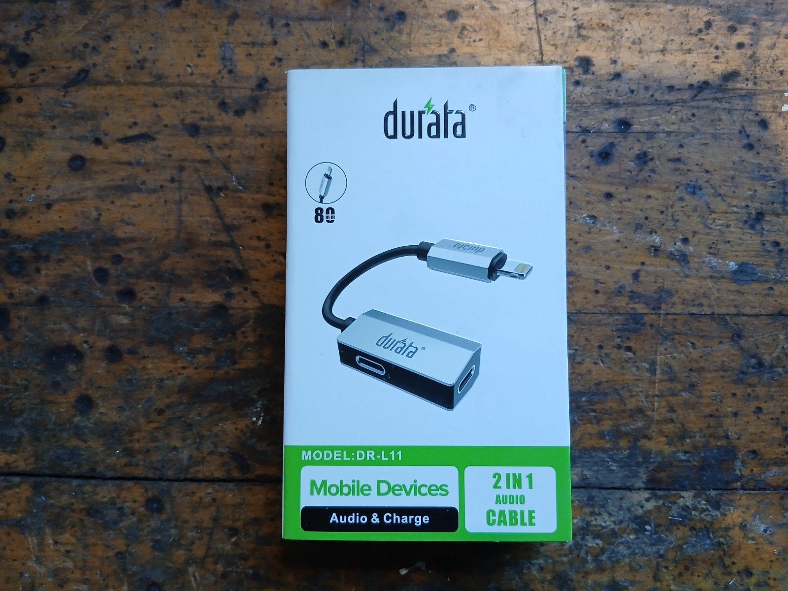 Durata 2-in-1 Audio & Charge Lightning Adapter, Onbekend, Nieuw, Ophalen of Verzenden, Durata