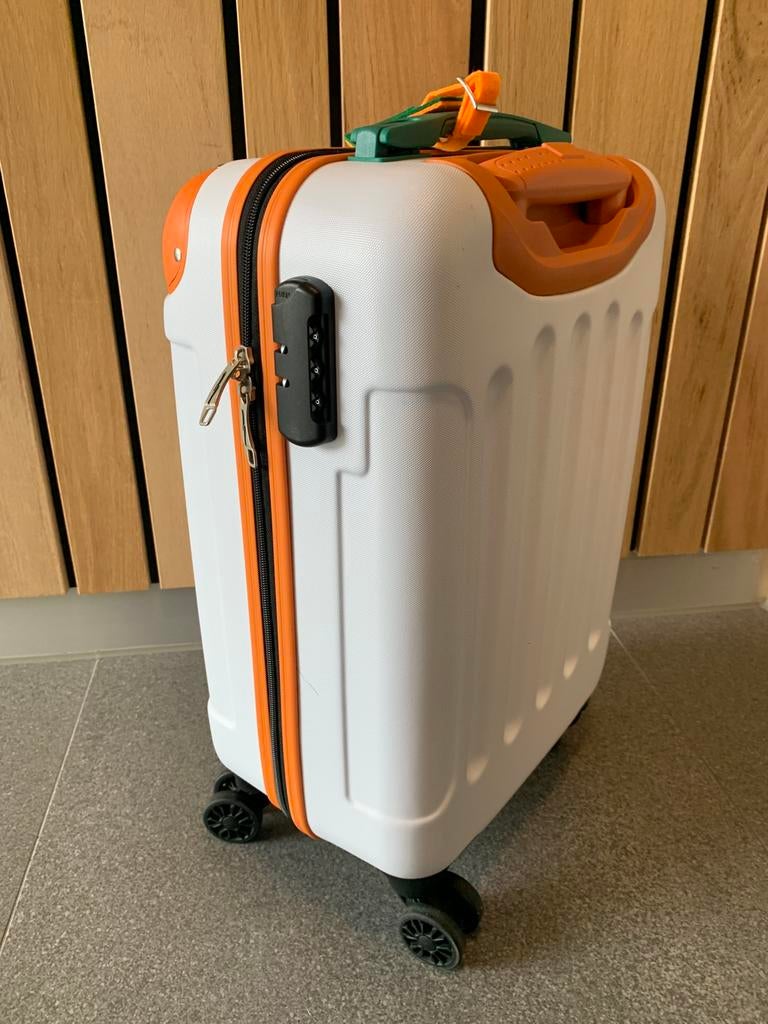Nieuwe handbagage koffer postcodeloterij, Sieraden, Tassen en Uiterlijk, Wieltjes, 50 tot 60 cm, Hard kunststof, Nieuw